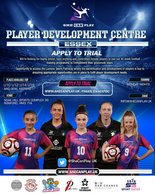 ESSEX GIRLS FOOTBALL TRIALS 2026/2027