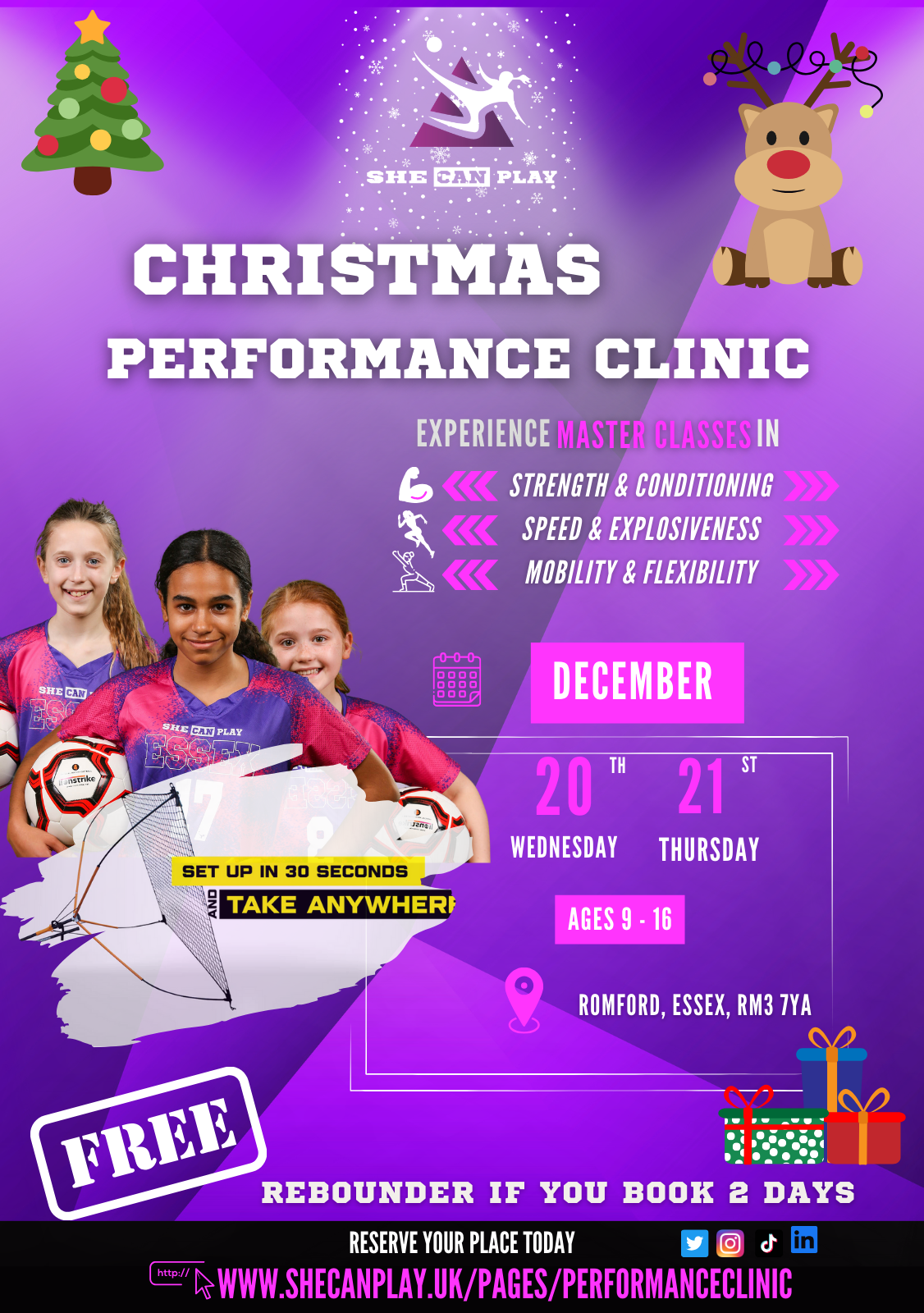 CHRISTMAS Performance Clinic 2023 - SHE CAN PLAY