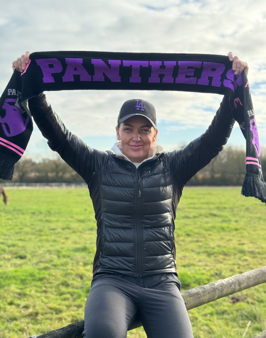 Panthers Scarf - SHE CAN PLAY